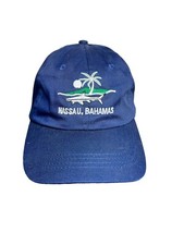   Nassau Bahamas Hat Adult Navy Adjustable Size Cap Hat Caribbean   