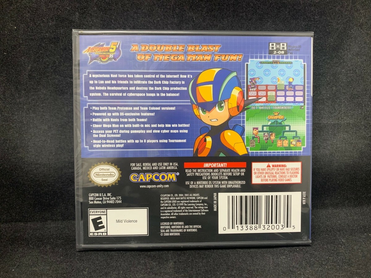Mega Man Battle Network 5 Double Team DS (Nintendo DS) BRAND NEW
