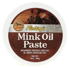 Fiebing's Mink Oil Paste For Smooth Leather And Vinyl 6oz