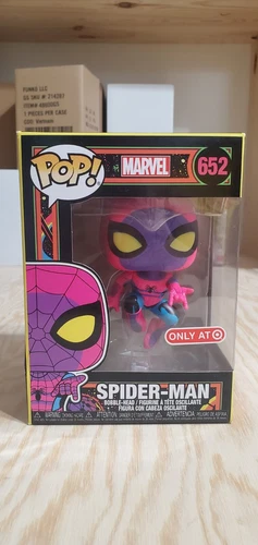 Funko Pop! Spider-Man BLACK LIGHT Target Exclusive
