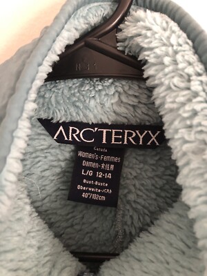 Arc'teryx Retro Cardigan Deep Pile Fleece Jacket size Large Robins