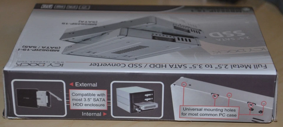 Icy Dock EZConvert Pro Enterprise 2.5" to 3.5" SATA HDD/SSD Converter MB982SP-1S - Image 4 of 4