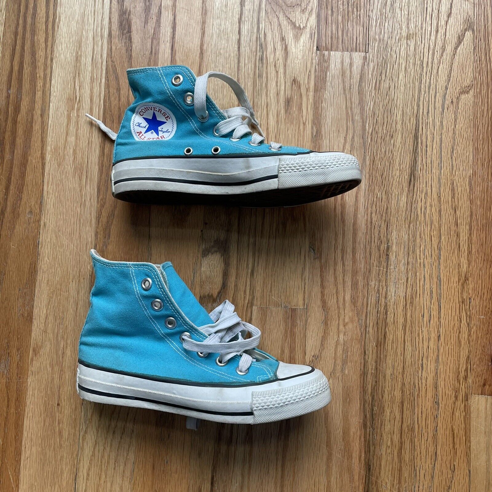 Women's Vintage 80's Converse Made In The USA Tea… - image 2