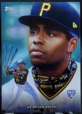 2021 Topps Game Within the Game Ke'Bryan Hayes #7 RC Pirates by Paul Jennis SP