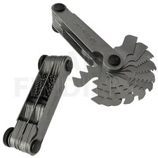 Whitworth 55 Blade Screw Pitch Thread Gauge BSW Metric Nuts Bolts Lockable Bolt