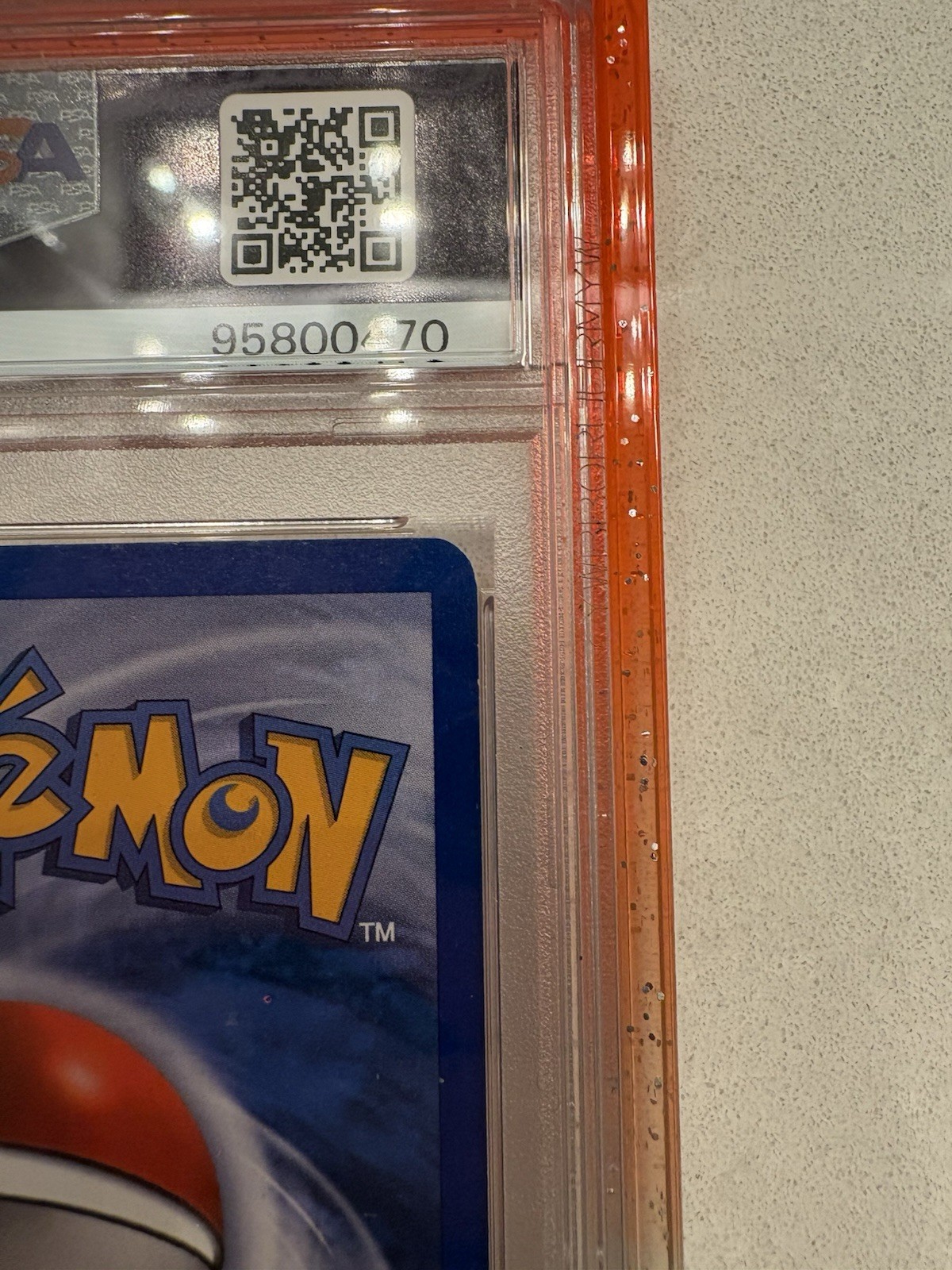 Entei Gold Star EX Unseen Forces 113/115 PSA 4 *Double Swirl* view 4