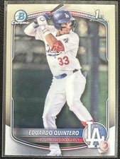 2025 Bowman - Chrome Prospects Eduardo Quintero #BCP-115 (RC)