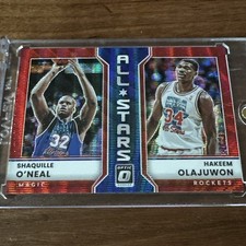 2022-23 Panini Donruss Optic ALL STARS Shaquille O’Neal and Hakeem Olajuwon