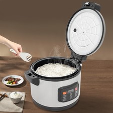 13L/ 13.74Qt Restaurant Rice Cooker Corded Commercial Electric Rice Cooker 1850W