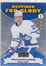 17/18 PLATINUM..WILLIAM NYLANDER..DESTINED FOR GLORY..CARD # DG-8..MAPLE LEAFS