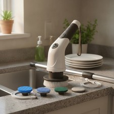 Rechargeable Electric Spin Scrubber with LCD ...