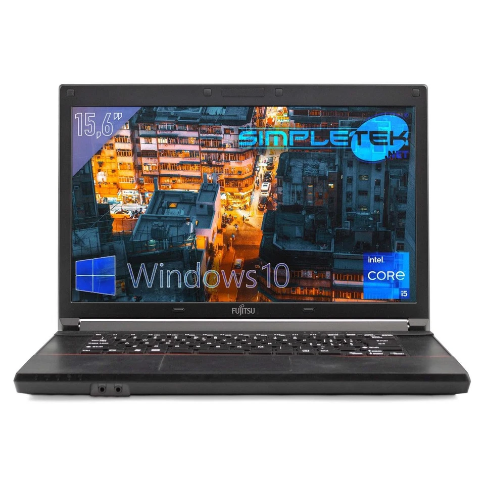 FUJITSU A574 CORE i5 15,6" WIN 10 4GB 120GB HDMI TASTIERA PORTATILE NOTEBOOK - Immagine 2 di 4