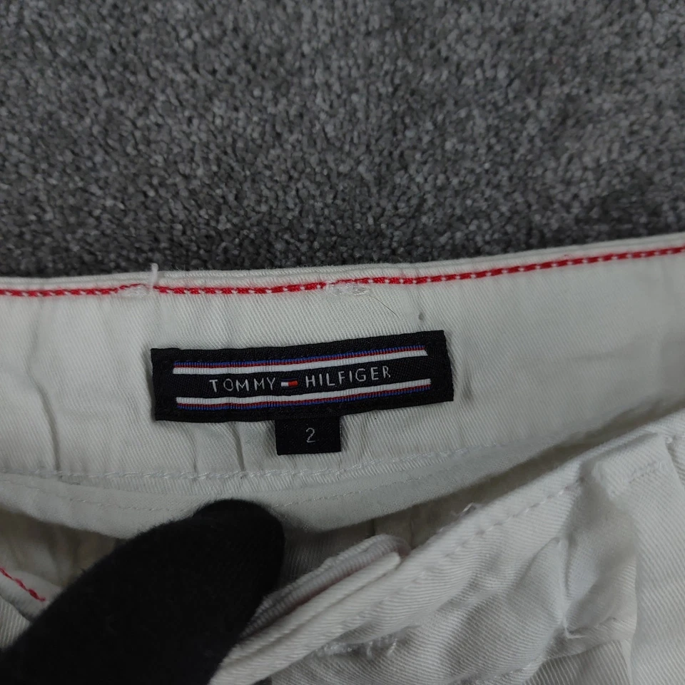 Tommy Hilfiger Shorts Womens Small White Coastal Nautical Outdoor Classic - Image 3 of 4