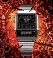 STRANGER THINGS 　CASIO　AQ-800EST-1AJR Casio CLASSIC Stranger Things Collaboration Analog Digital for