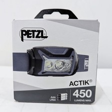 Petzl ACTIK 450 Lumens LED Headlamp with Red Lighting - Black