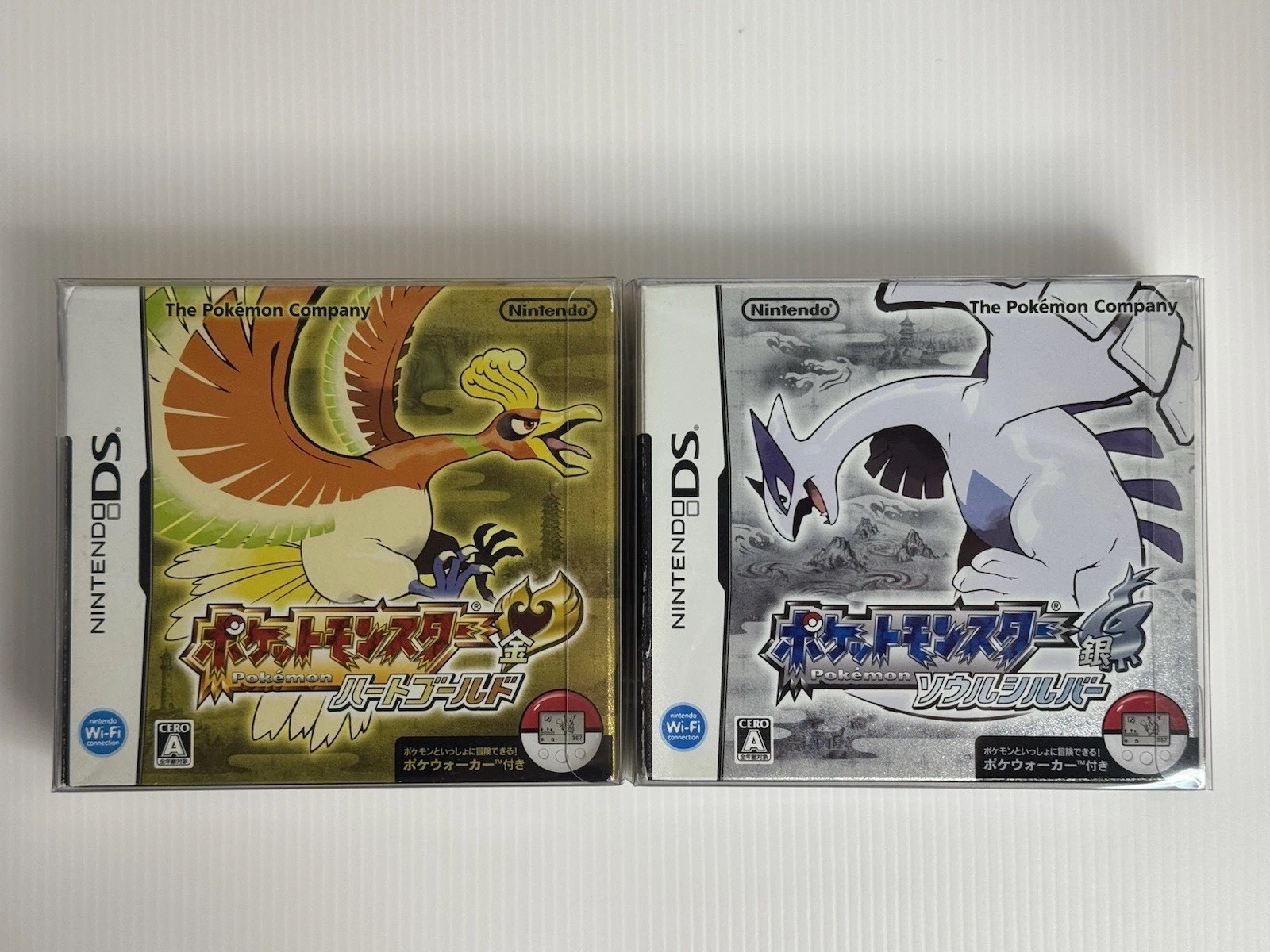 Pokémon HeartGold & SoulSilver Bundle Set Used Games with Brand New Pokewalkers