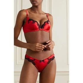 AGENT PROVOCATEUR MOLLY Red Silk Brief NWT Size 5 RARE