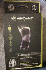 DonJoy Performance Deluxe Knit Knee Sleeve Compression Knee Sleeve. Small. 25