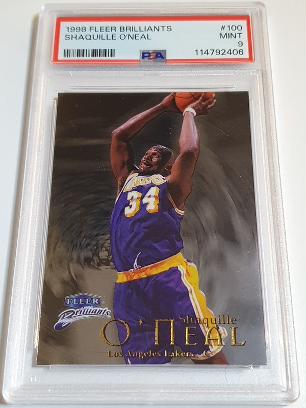 1998 Fleer Brilliants Shaquille O'Neal #100 - PSA 9 (POP 12)