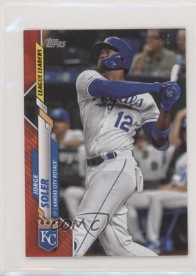2020 Topps Mini League Leaders Red 4/5 Jorge Soler #159 1c7