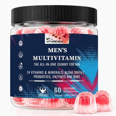 Methylated Multivitamin for Men Gummies   Supports Overall Health| Methylated...