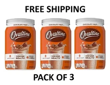Ovaltine Chocolate Malt Powdered Drink Mix for Hot and Cold Milk Canister 12 oz