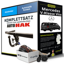 Anhängerkupplung abnehmbar für MERCEDES V Vito +E-Satz NEU AHK