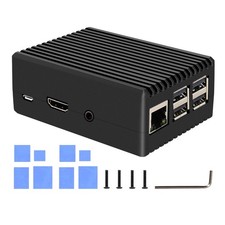 for Raspberry Pi 3 B Case, Aluminum Alloy Heavy Duty Passive Cooling Metal C...