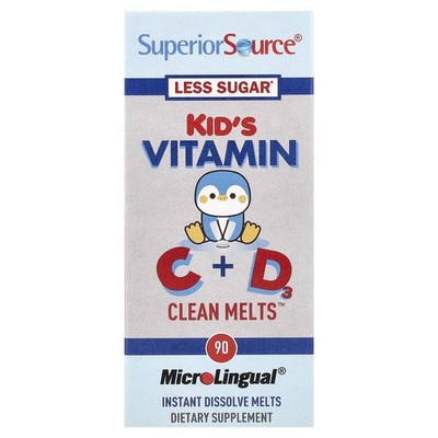 Kid's Vitamin C + D3 Clean Melts , 90 Instant Dissolve Melts