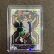 2021-22 Panini Prizm #302 Bones Hyland Ice Rookie E1
