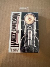 Vintage Deck of Harley Davidson Playing Cards USA Made 243-R Sealed in the Pack