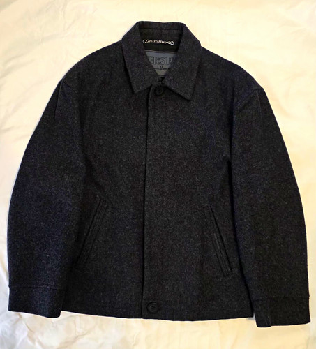 Versus Versace, VTG 90s Versus Gianni Versace Grey Virgin Wool Jacket Made in Italy Men's Size L