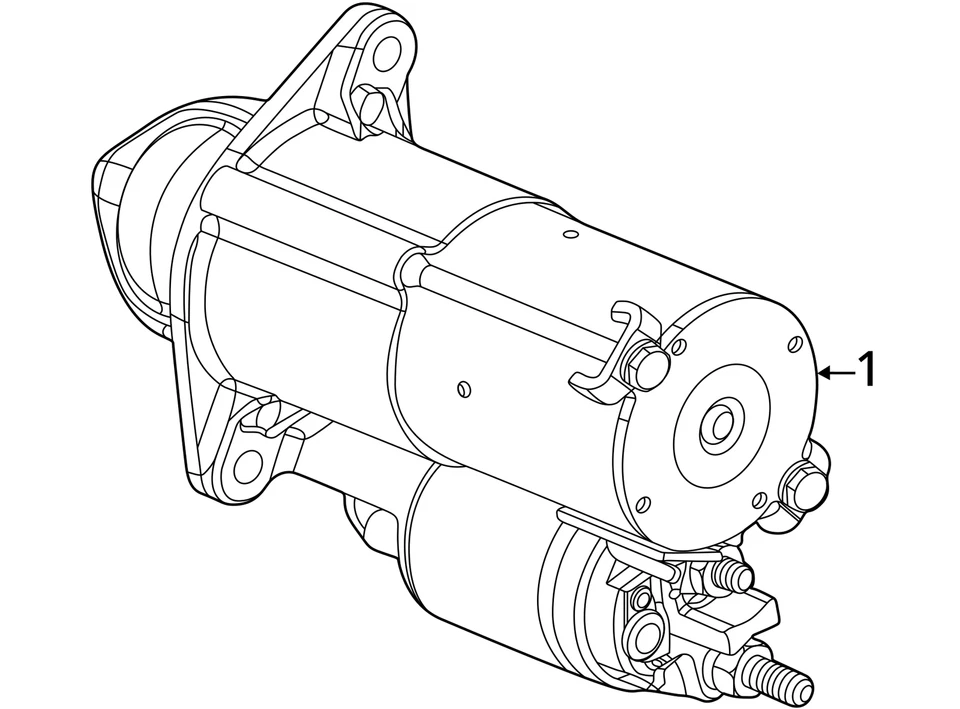 Chevrolet Sonic Car Starter Motor Solenoide Fabricante Original BSY61 2012-2019 Foto 4 de 4