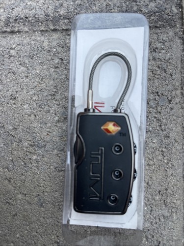 Tumi Combination Lock Black TSA Certified 