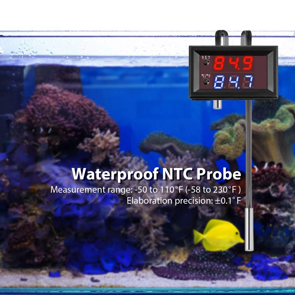 DC 12V Electronic Temperature Controller Programmable -50 to 110 Degree Celsi... - Image 4 of 4