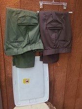 2 Pr Mens Fechheimer Flying Cross Sz 40 R Casual Pant Freedom Fit Slacks golf