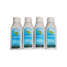 4 Pack Jason Natural Conditioner Restorative Biotin 16 oz 454 Ml 