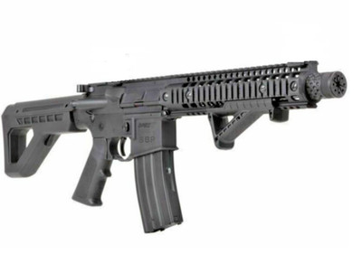 Crosman DPMS SBR Full-Auto BB Air Rifle - Black ( DSBR2M) with extras.