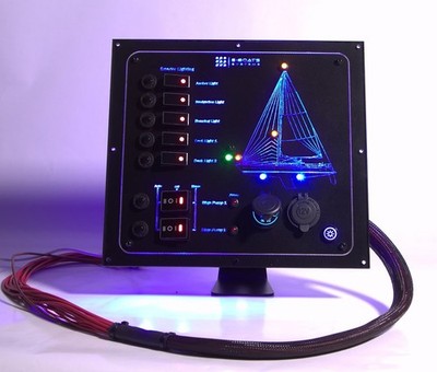 Lighting and bilge pumps control panel sloop basic Boat Switch Breaker Panel