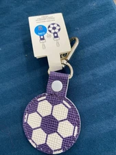 Aldi Shopping Cart Quarter Holder Keeper Keychain 2018 Soccer Ball New with tags