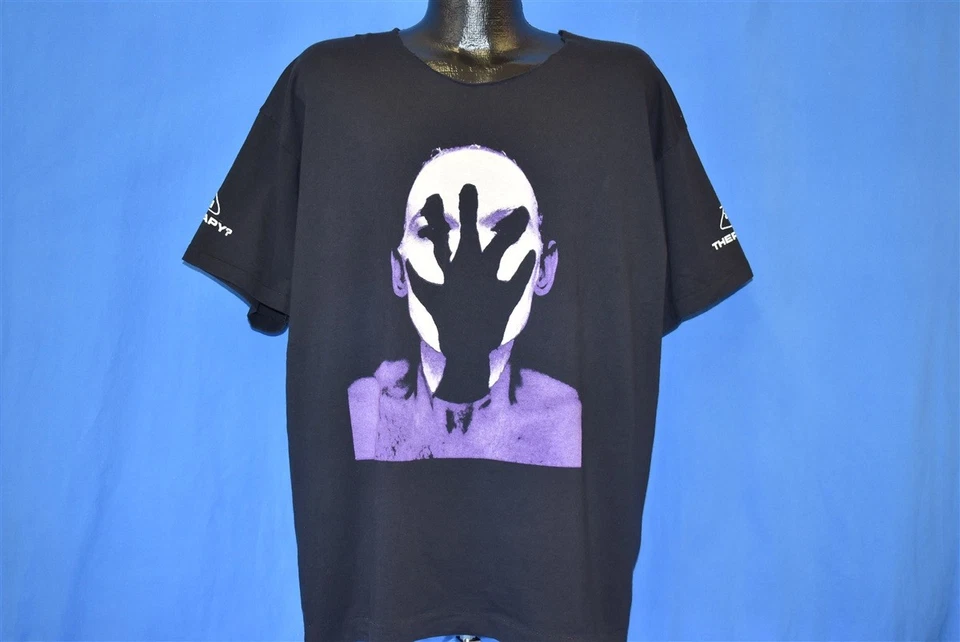 ¿TERAPIA VINTAGE AÑOS 90? F@#$ WOODSTOCK 94 NEGRO 2 CARAS ROCK Camiseta XL Foto 2 de 4