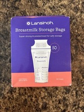 Lansinoh Breastmilk Storage Bags, 50 Count BPA BPS Free