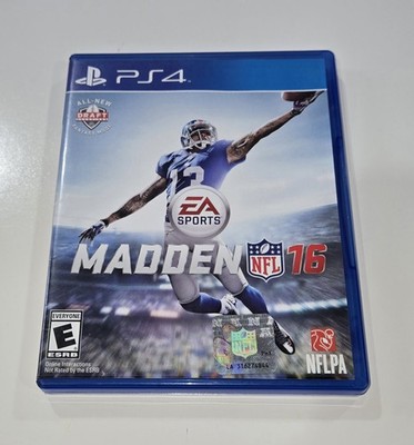 PLAYSTATION 4 PS4 EA SPORTS * MADDEN NFL 16 FOOTBALL VIDEO GAME * MINT TESTED