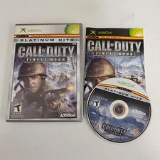 Call of Duty: Finest Hour - OG XBOX - TESTED - MANUAL - FREE SHIP