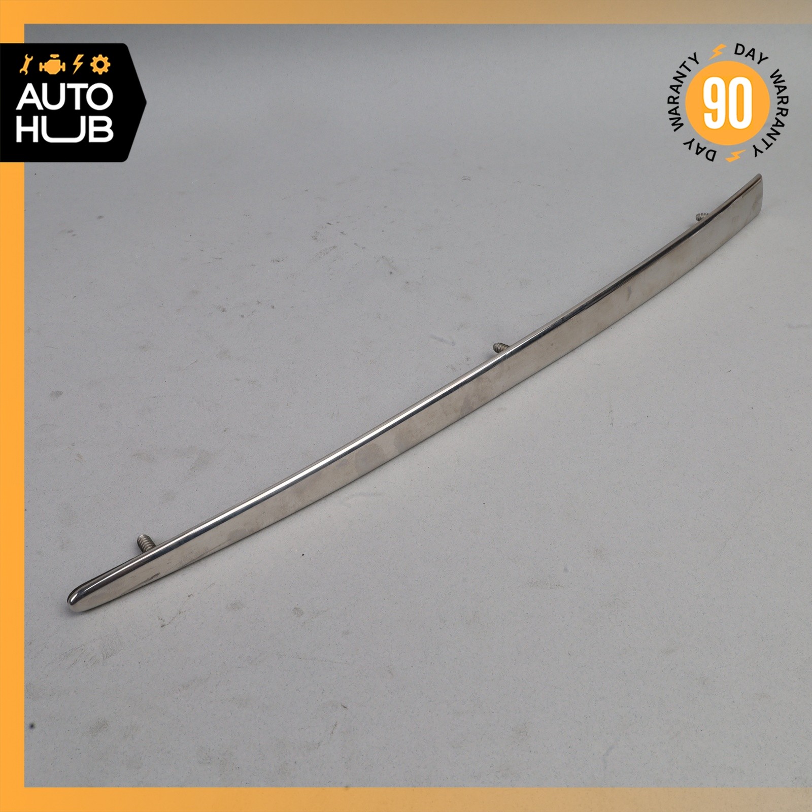 03-10 Bentley Continental GT GTC Rear Right Side Bumper Molding Trim Chrome OEM