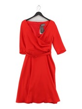 Bombshell A-Line Midi Dress UK12 in Red