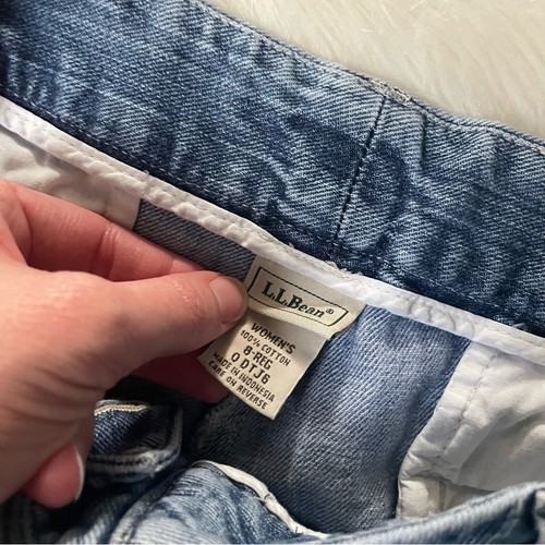 Vintage L.L. Jeans Bean de pierna recta longitud capri - Imagen 2 de 7
