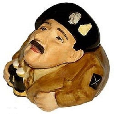 Kevin Francis Face Pots GENERAL FIELD MARSHALL MONTGOMERY Trinket Box Only 359