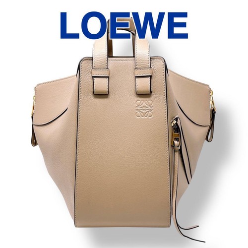 Loewe LOEWE Handbag Shoulder Bag Hammock Bag Small 387.30.S35 Sand Beige Leather