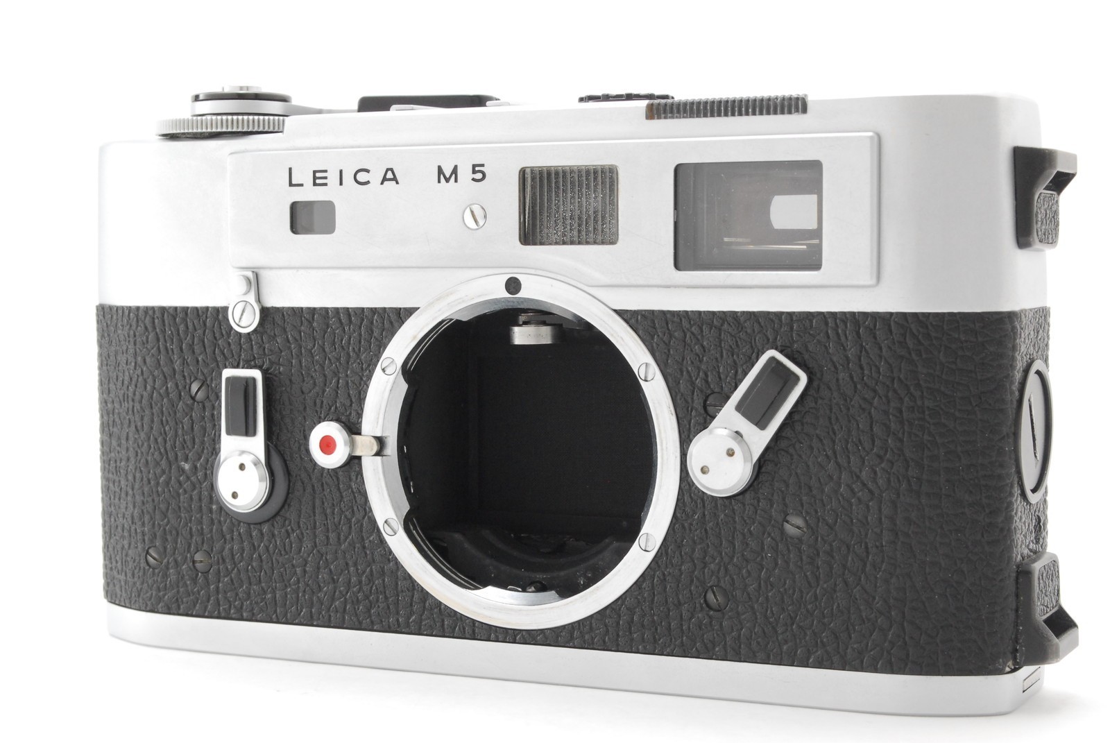 ⏯️Meter Works 【MINT】 Leica M5 Silver Rangefinder 35mm Film Camera Body fromJAPAN